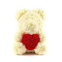 파티팡 프로포즈 로즈베어, 화이트, 1개