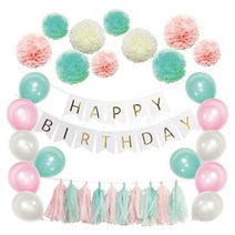 마켓감성 티파니 생일파티세트, 타입1(핑크민트), 1세트