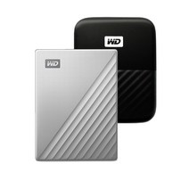 WD My Passport Ultra For Mac USB C 맥용 외장하드 + 파우치, 4TB, 실버