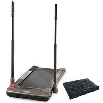 로베라 파워워킹패드 스윙핸들 초슬림 런닝머신 + 소프트 쿠션세트, CT-3000, 블랙