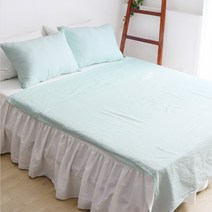 까사베르데 리플 홑겹이불, 민트 스트라이프