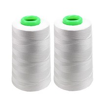 패션포인트 면재봉사 60S/3 2p, 화이트, 5000m