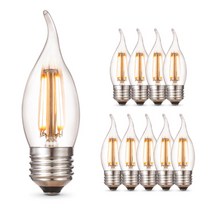 씨티오 LED 프레임촛대구 26베이스 3W, 전구색, 10개