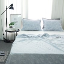 메종텍스타일 모스 풍기 인견 홑이불, 블루