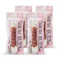 Think your dog teeth 딩고 오리우유 껌 130g, 소고기맛, 4개입