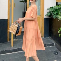 베베랜드 쉬폰 임부복 원피스