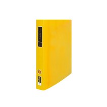 노블 투명 프론티어 프리미엄 A4 60매 D링화일 3공, 노랑, 1개