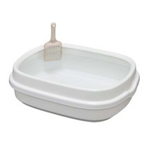 아이리스 기본형 고양이 화장실 NE-550, 화이트