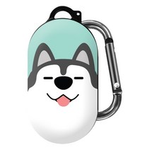 아이무이 갤럭시 버즈 시즌5 케이스, 눈떠 허스키
