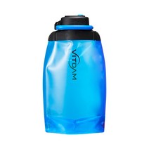 빛담 아웃도어 접이식 물병, 파랑, 500ml