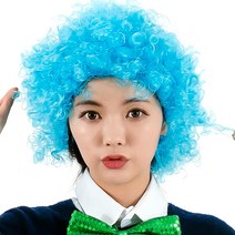 파티쇼 SHOW삐에로가발 소형, 블루