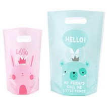 봄91 헬로래빗 기프트 비닐백 핑크 50p + 민트 50p, 1세트