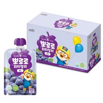 팔도 뽀로로 워터젤리 포도, 120ml, 10개