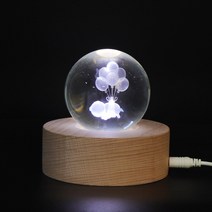 아트조이 LED 3D 크리스탈 구슬 무드등, 풍선여행