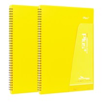 에코청운 플러스 악보화일 20매 A4, 노랑, 2개