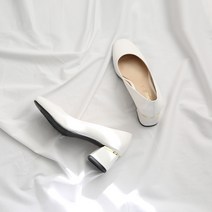 단골언니 여성용 금장볼드굽 펌프스 듀엘 5cm