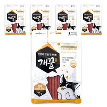 에이치디씨 개꿀 프로폴리스져키 강아지간식 70g, 명태, 5개