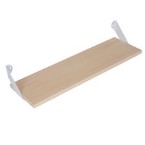 까사마루 매직타공판 원목 선반 580 x 170 x 16 mm, 1개, 화이트