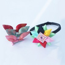 프라임리본 육색한복 머리띠세트