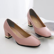 갓슈 미네 골든힐 펌프스 5cm 미들힐 여성구두