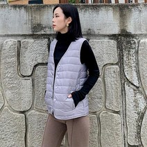 마이시즌 방수 초경량 패딩조끼