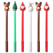 X-MAS 중성펜 0.5mm, 랜덤 발송, 6개