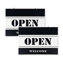 포멕스 걸이용 아크릴표지판 F8002, OPEN, 2개