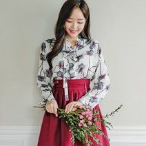 엔비룩 만개꽃 저고리