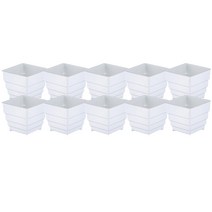메쉬 팟 다육이 화분 10p, 화이트