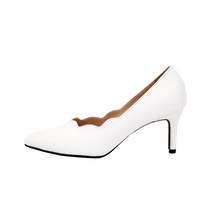 단골언니 물결 라인 펌프스 힐 하모니 7cm