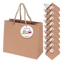 크라프트 쇼핑백 중형 10p + 독서부엉이택 10p, 혼합 색상