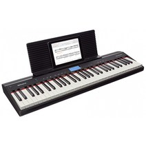 롤랜드 GO PIANO 전자 키보드, GO-61P, 블랙