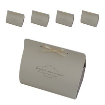 디비디디자인 아이린 선물 포장 박스, Ivory, 5개