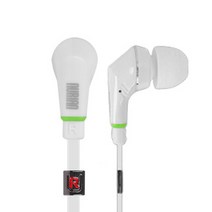 누리안 플랫 이어폰, VT-NK200, 화이트