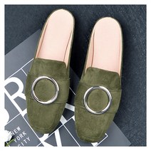 마켓에이 실버 링 컬러 뮬 슬리퍼