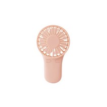단순생활 LED 휴대용 미니 선풍기, 핑크