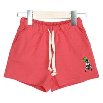 뉴욕꼬맹이 아동용 디즈니 구피 와펜 옆트임 밴딩 반바지 H004