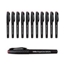 아트라인 롤러펜 0.2mm ERG-4200, 빨강, 12개