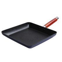 쿡앤쿡 로얄블루 오일로드 사각 계란말이 후라이팬, 특대(24 x 24 x 3.7 cm), 1개