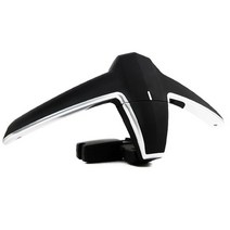 킨톤 차량용 프리미엄 옷걸이 분리형, 1개, 블랙 & 실버