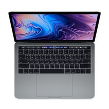 Apple 2019 맥북 프로 터치바 13, 스페이스 그레이, 코어i5 8세대, 인텔 Iris Plus 그래픽스 655, 512GB, 16GB, MAC OS, CTO (Z0WR000E8)