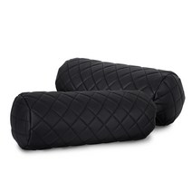 시크릿 모자이크 차량용 목쿠션 2p, 블랙