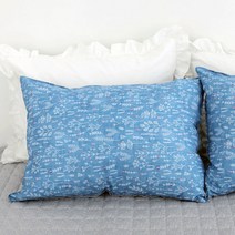 스코홈 빈티지폴라 베개, 폴라블루