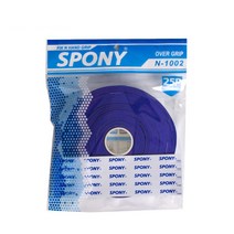 스포니 소프트핏 오버 배드민턴 그립 N-1002 25p, 네이비