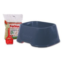 피위 에코클래식 고양이 시스템화장실 + 모래 3kg + 삽, 블루