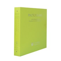 액자엠 로얄포토앨범 Ver 3 LIME AB0011, 블랙 포켓, 40매