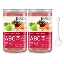 부영한방약초 풋사과 비트 당근 ABC주스 분말 + 계량 스푼 세트, 170g, 2개