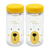 베어 에코젠 물병 2p, 혼합색상, 350ml