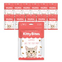 앱솔루트바이트 키티바이트 고양이 간식 60g, 참치맛, 12개