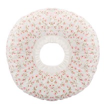 멍지 강아지 고양이 넥카라 핑크 플라워 M, 93g, 1개